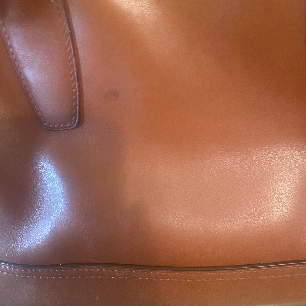COACH Legacy Cognac Leather Handbag - Picture 11 of 17
